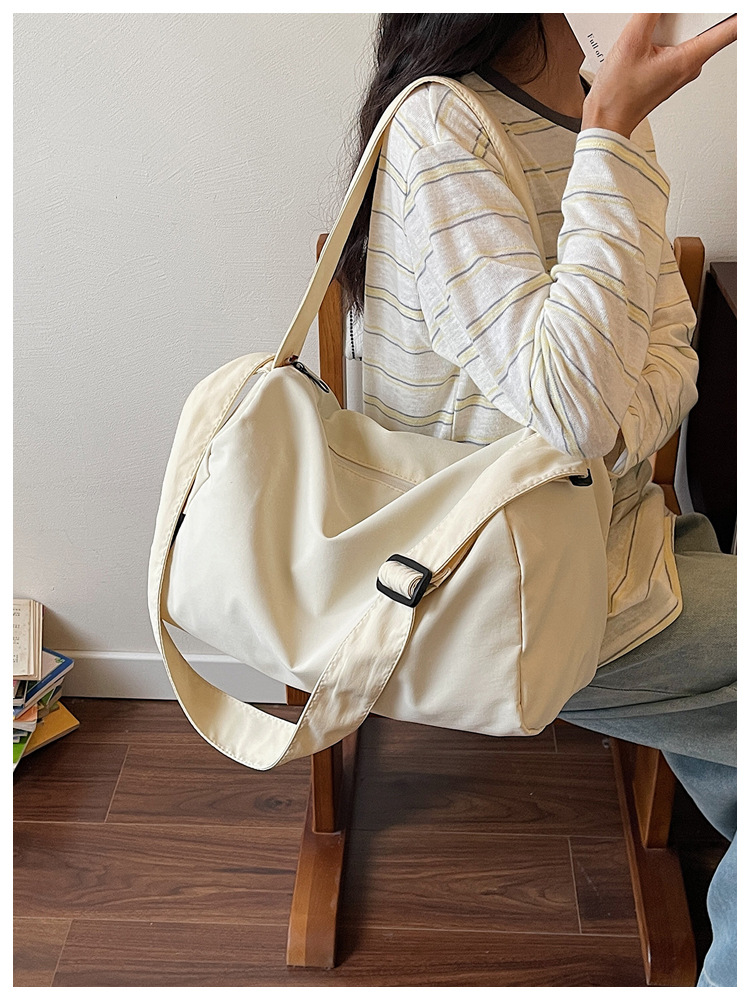 Soft Crossbody Tote Travel Bag, Waterproof Large Capacity