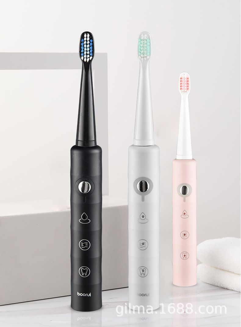 Bairui BR-Z2 elektrikli diş fırçası, sonik, yetişkin, çift modeli