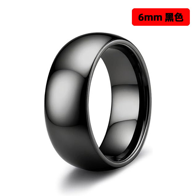Titanium steel women's ring, stainless steel, 2-6mm widths