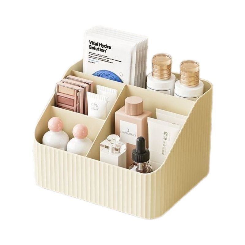 Kosmetik-Aufbewahrungsbox für Schminktisch mit Fächern, großes Fassungsvermögen