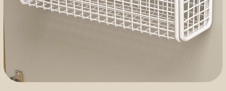 Kitchen cabinet door storage shelf adhesive no drilling