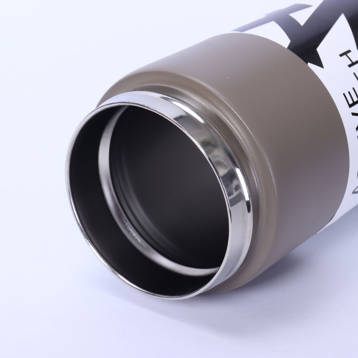 Stainless steel sports water bottle wide-mouth large capacity