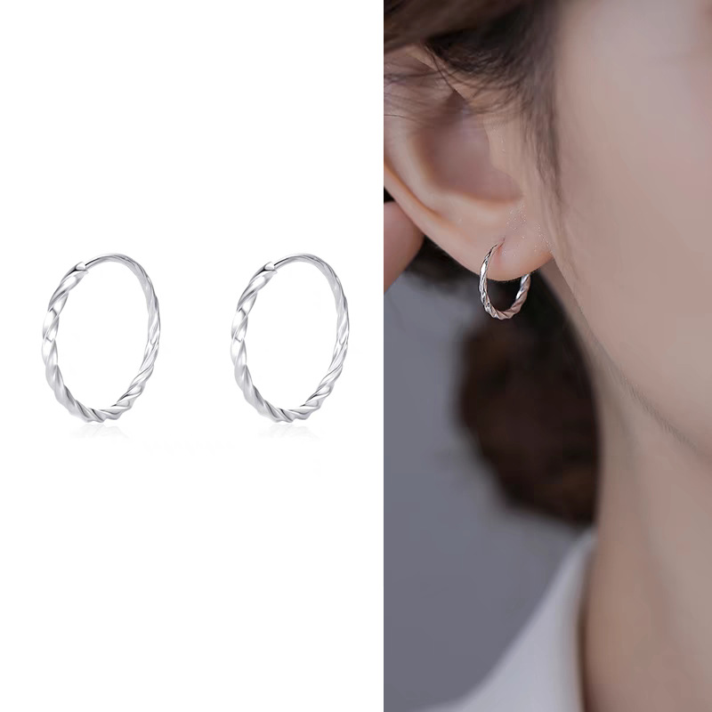 S925 Sterlingsilber Ohrringe für Damen, verblasst nicht