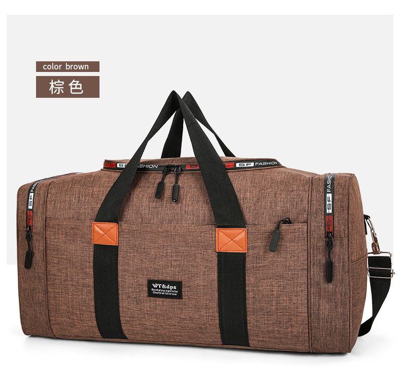 Men's sports single shoulder travel bag, large capacity