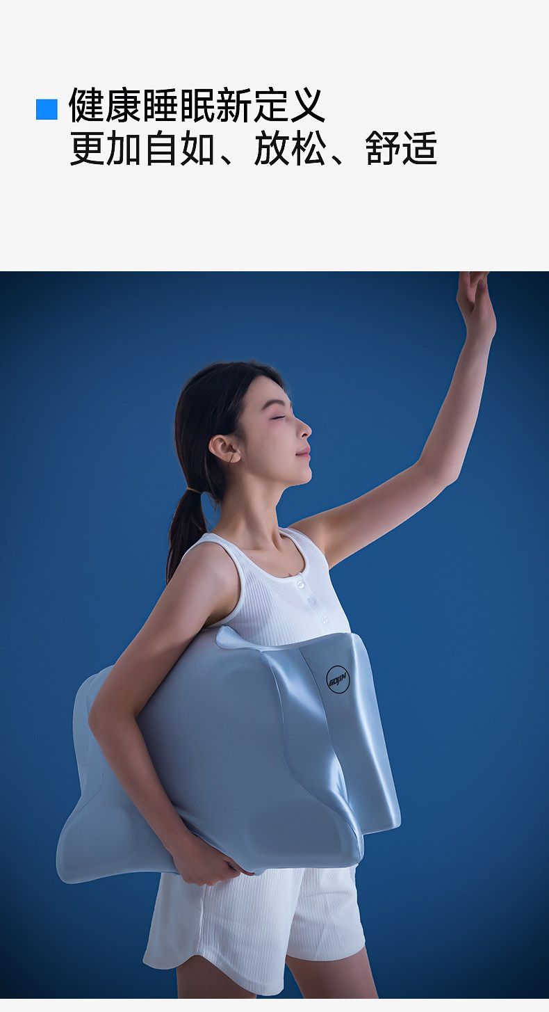 Seitenschläferkissen Paar Memory-Foam Nackenstütze