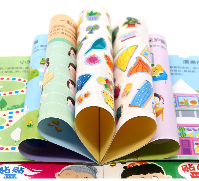 Bebek Zeka Geliştirme Çıkartma Kitabı 10 Kitap
