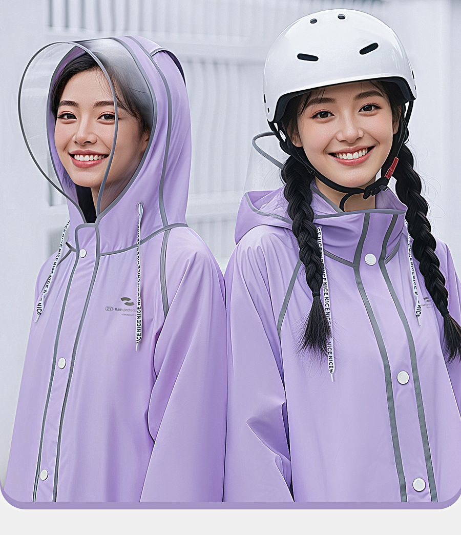 E-scooter raincoat, EVA, full-body, thickened