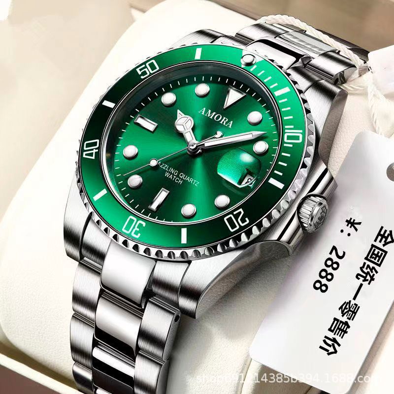 Men's automatic watch sports waterproof quartz luminous