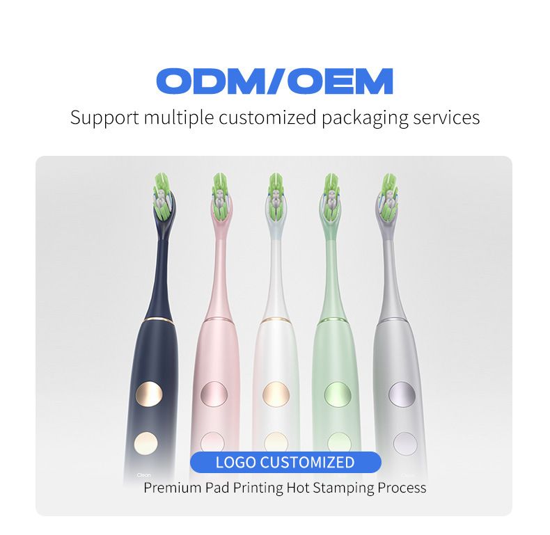 V8Pro sonic electric toothbrush with soft bristles and long battery life