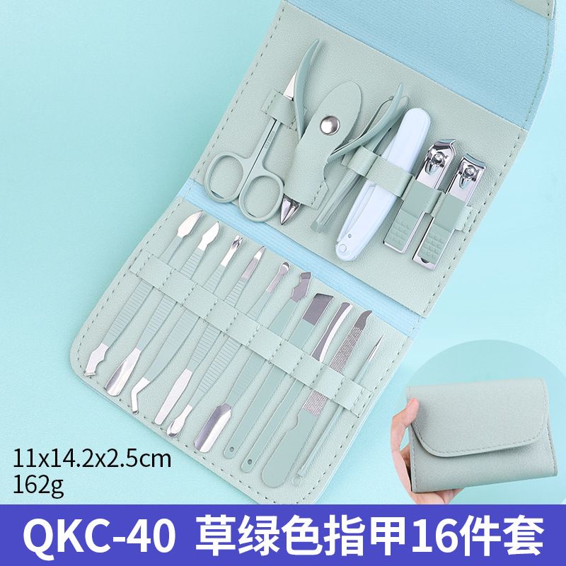 Manicure and nail care set, professional tools, complete