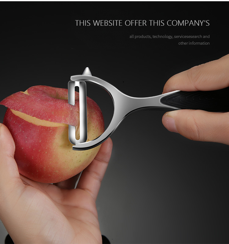Zinc Alloy Multi-Function Vegetable Peeler Stainless Steel