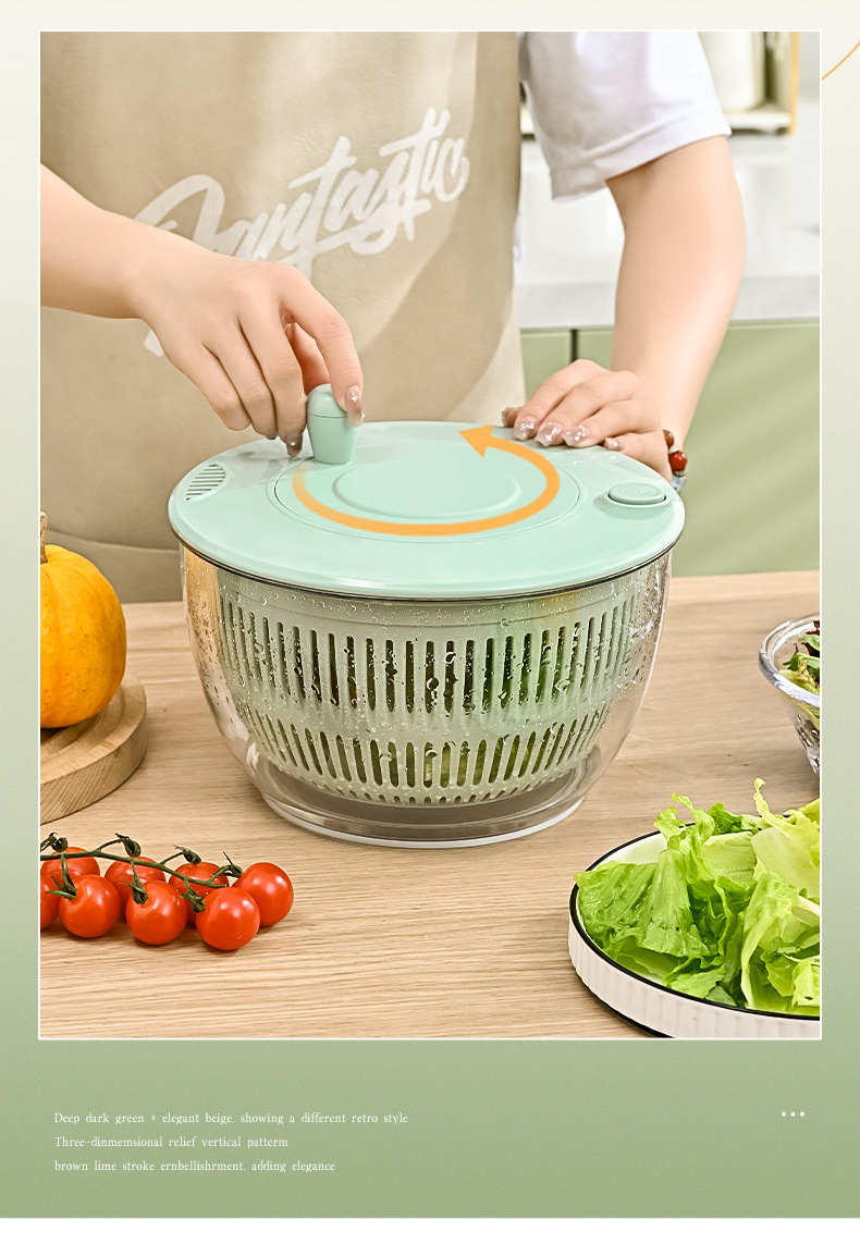 Vegetable Spiralizer and Cutter, Salad Spinner