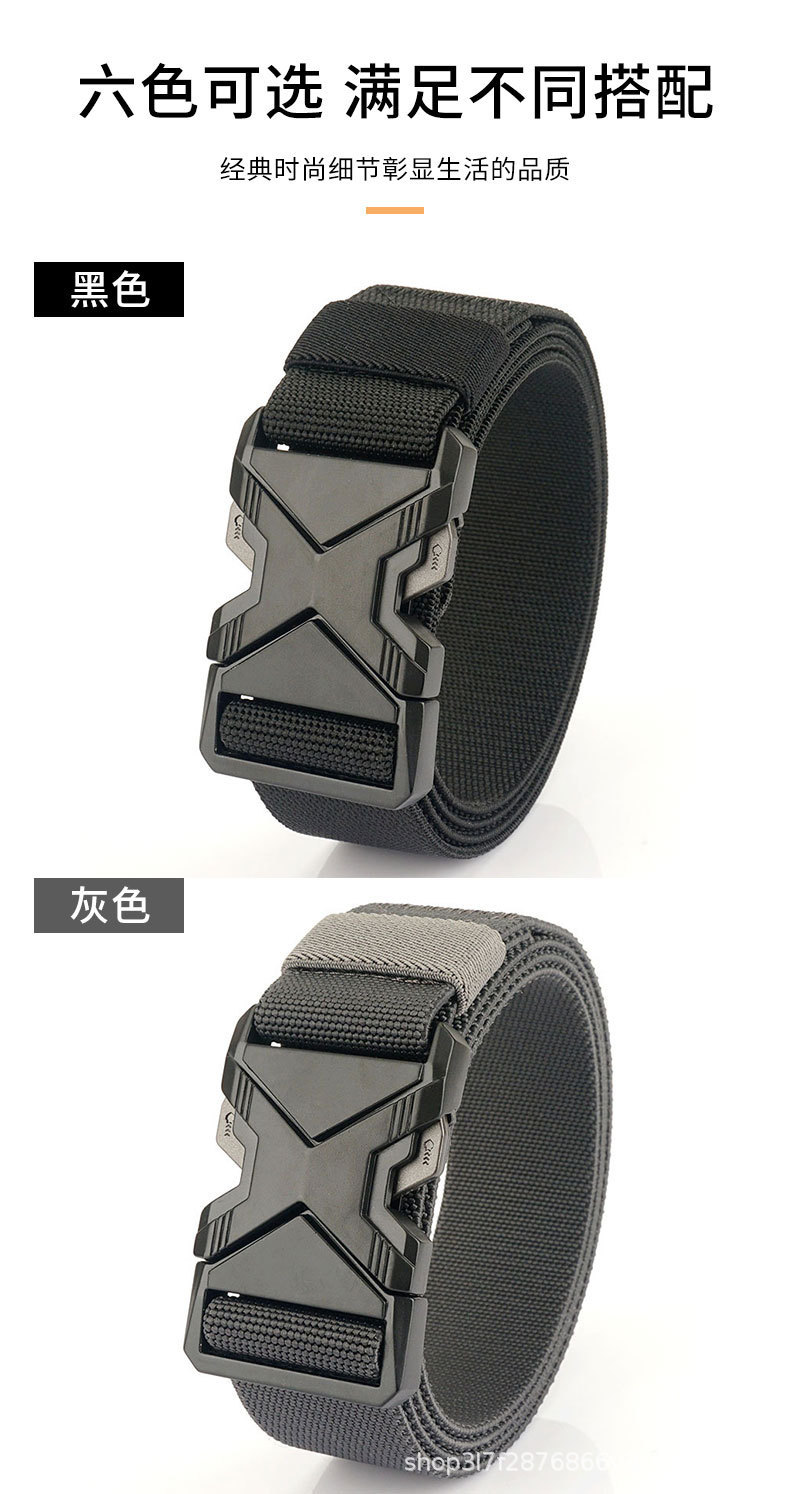 Automatic buckle belt, woven PP, tactical design