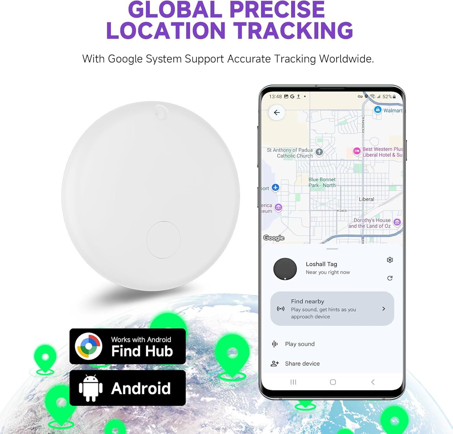 Çift sistem GPS izleme cihazı iOS Android uyumlu