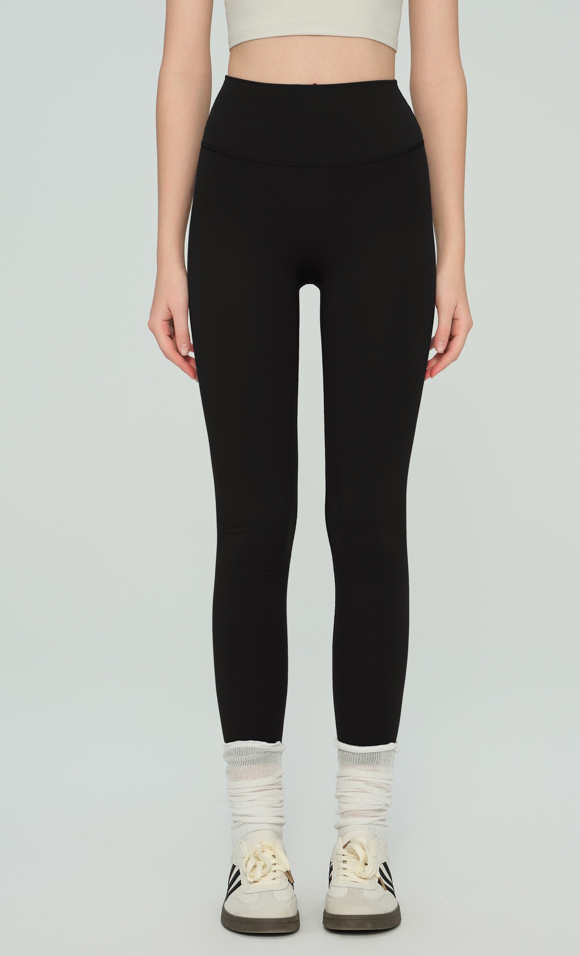 LULU gefütterte Yoga-Leggings thermische Hai-Leggings