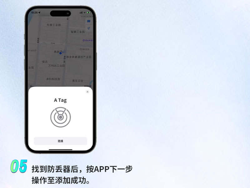 Intelligenter Tracker mit Apple Find My Kompatibilität