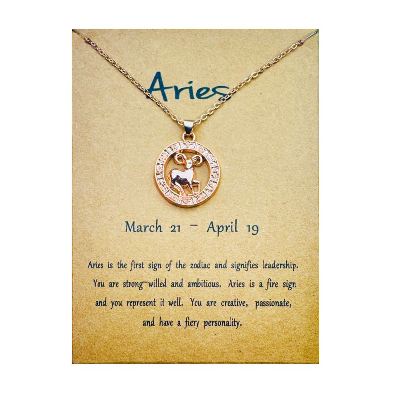 Twelve zodiac pendant necklace, silver, galaxy design