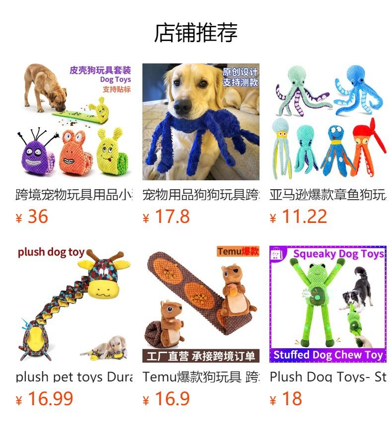 Bite-resistant dog toy for teething and play relief