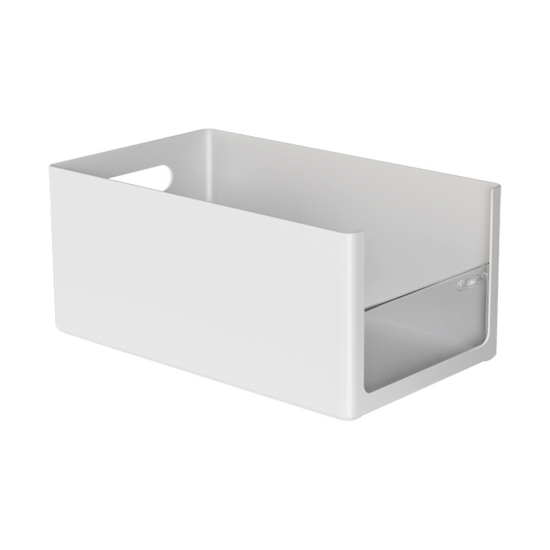 Rectangle plastic storage box for kitchen cabinet organization