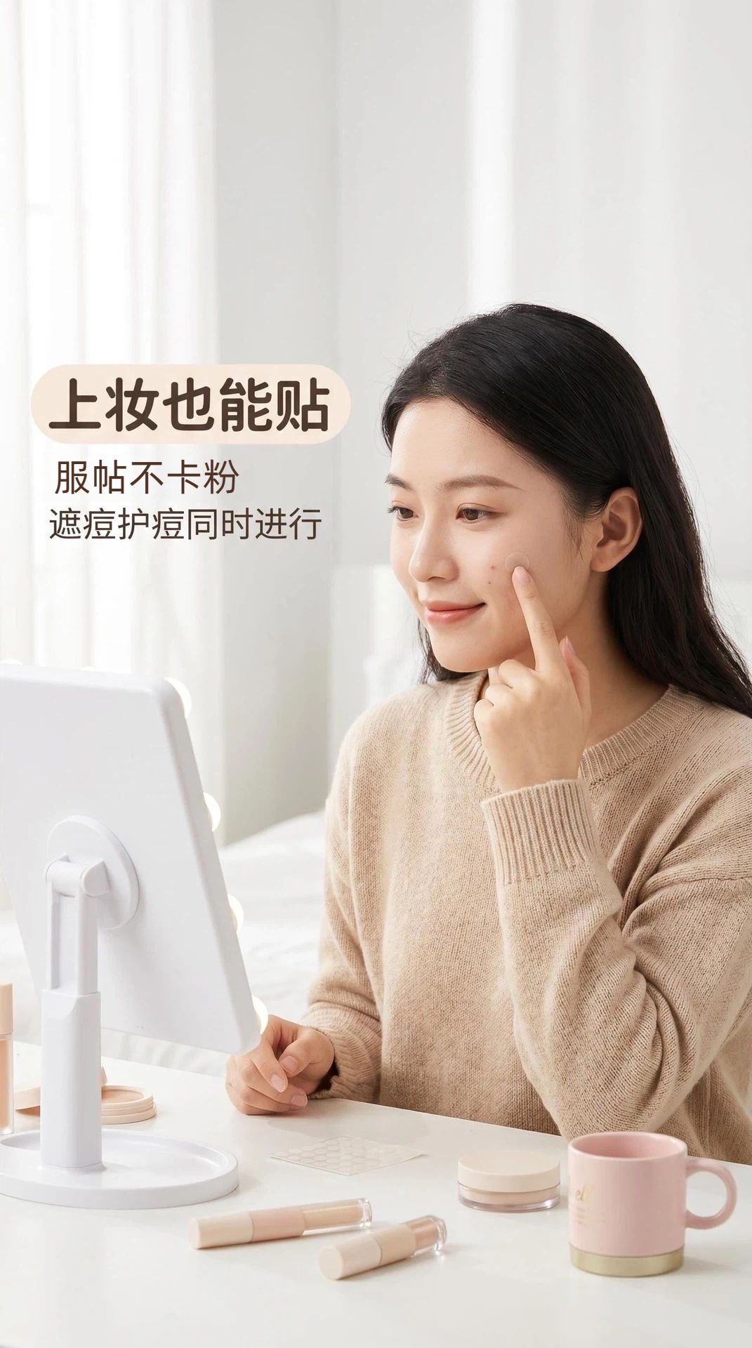 痘痘贴工厂批发遮痘印轻薄净痘透明物理吸附痘贴支持轻定制