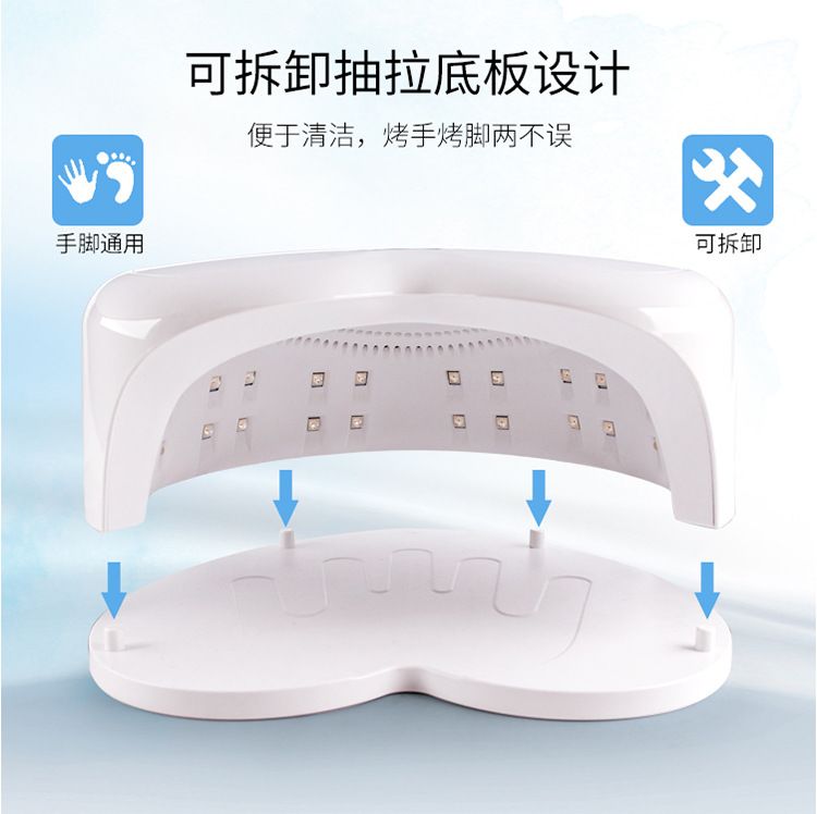 Professional UV nail lamp 96W, quick-drying
