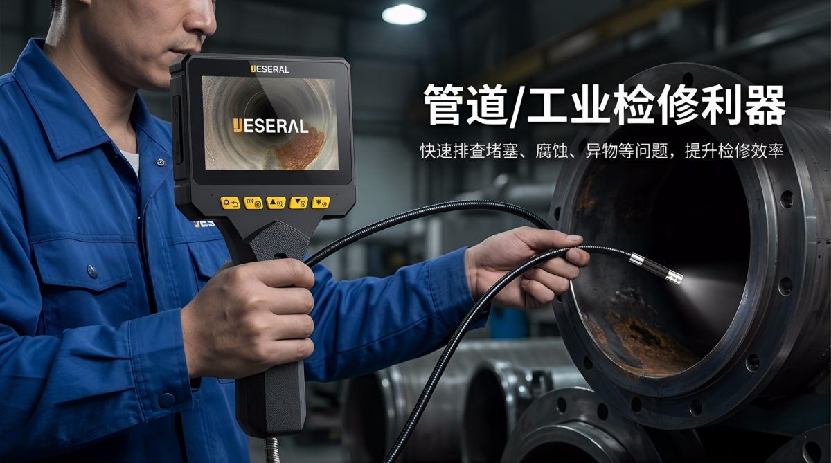Auto repair endoscope HD camera, 360-degree rotation, engine diagnostics