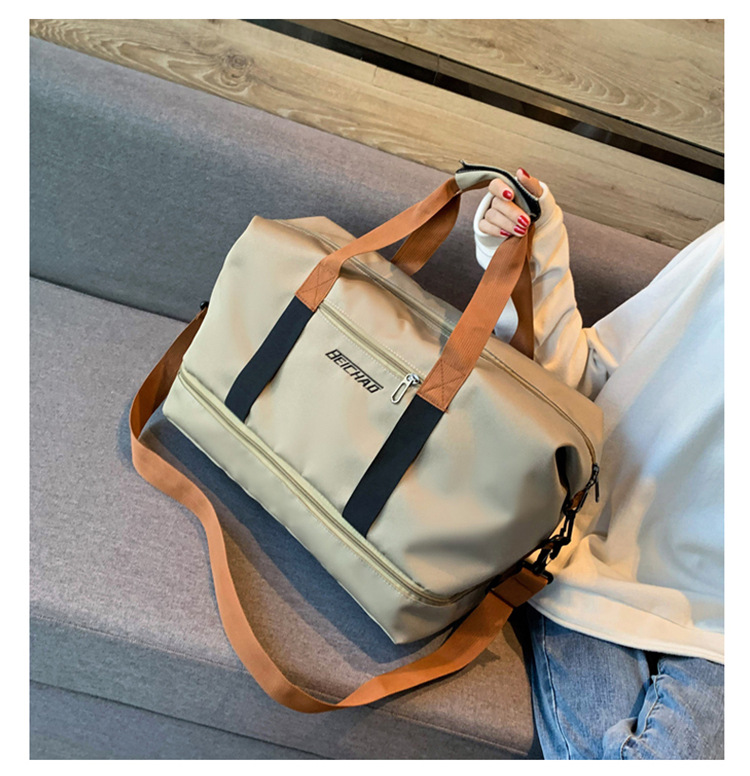 Gym Bag, Dry-Wet Separation, Independent Shoe Compartment