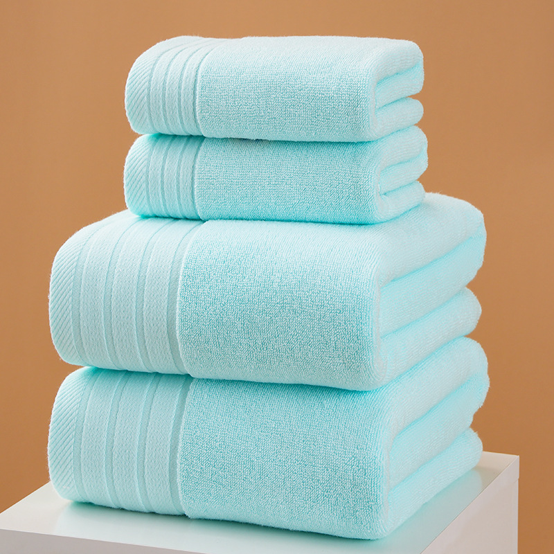 Gaoyang towel set, 100% cotton, absorbent, bath towels, 3-piece