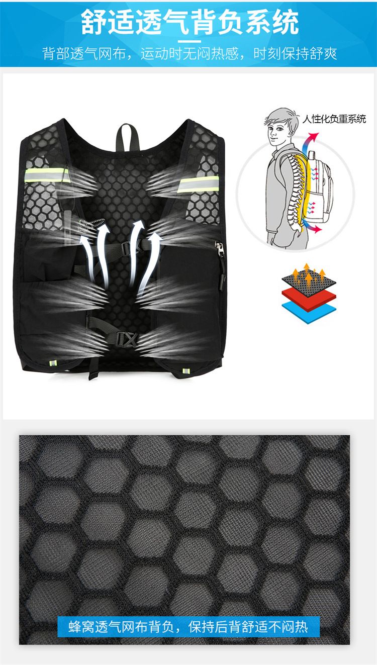 5-L-Fahrrad-Westerucksack, Sport, wasserabweisend