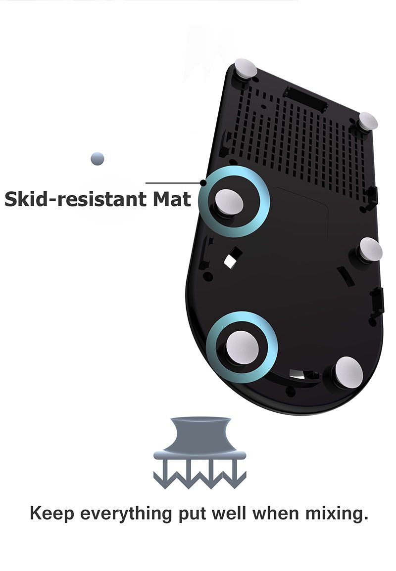 7 litre ev tipi mikser, çift bıçaklı, DC motor, sessiz
