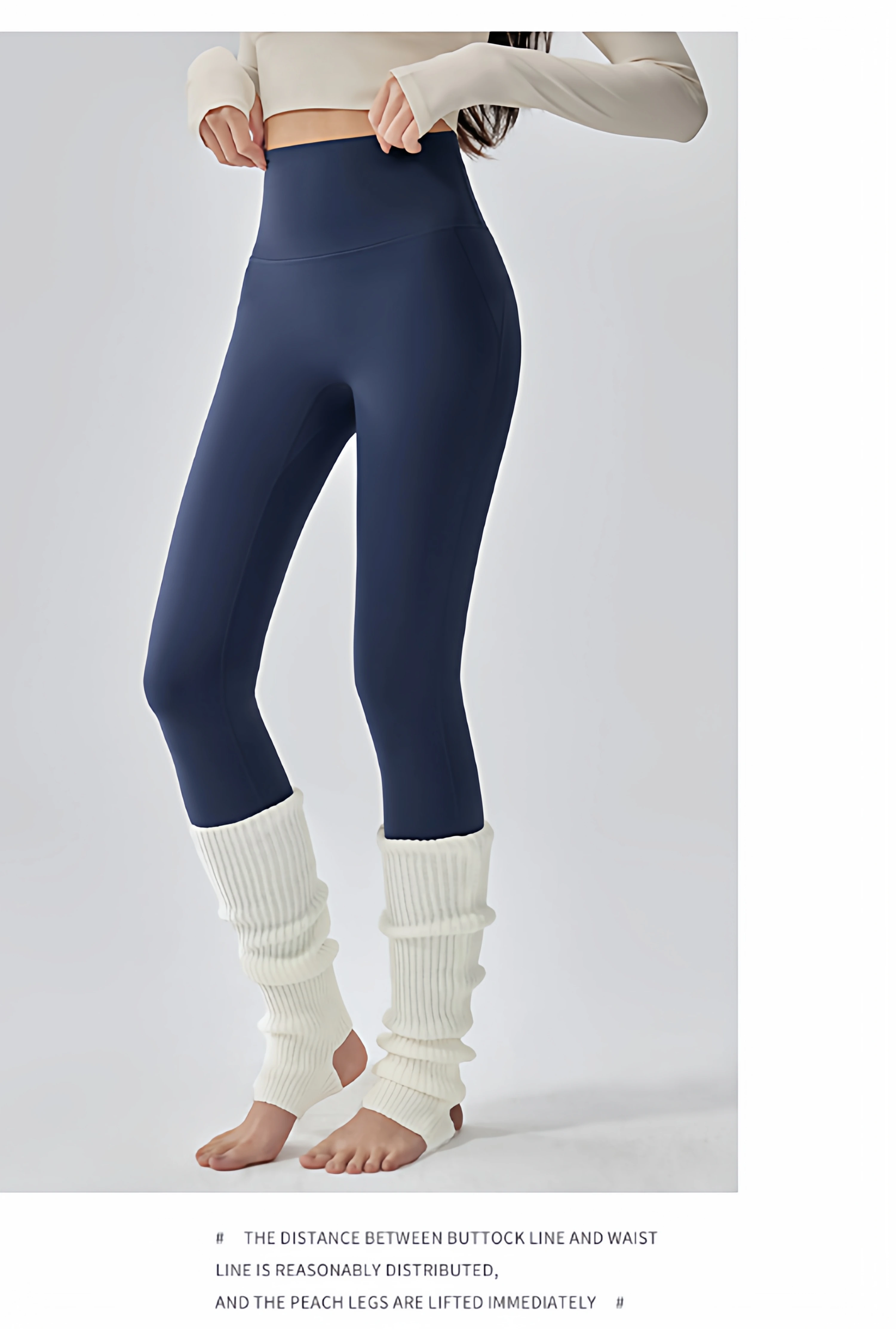 Yüksek Bel Yoga Taytı Shark Pantolonu Fitness Taytı