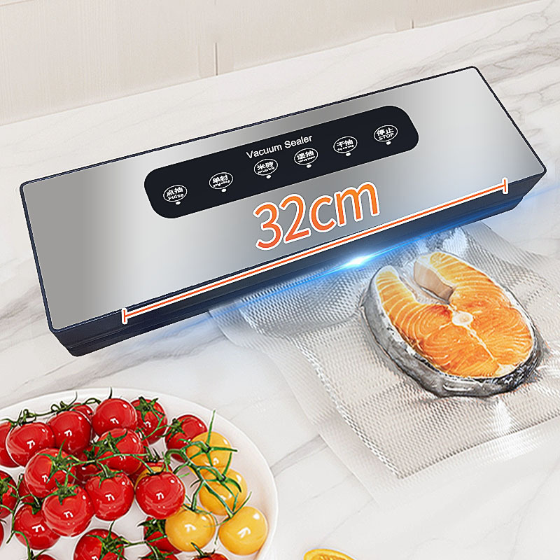 Paslanmaz çelik vakum makinesi taze tutma sızdırmazlık paslanmaz çelik makine akıllı tek tıklamayla vakumlu kuru ve ıslak evrensel küçük ev
