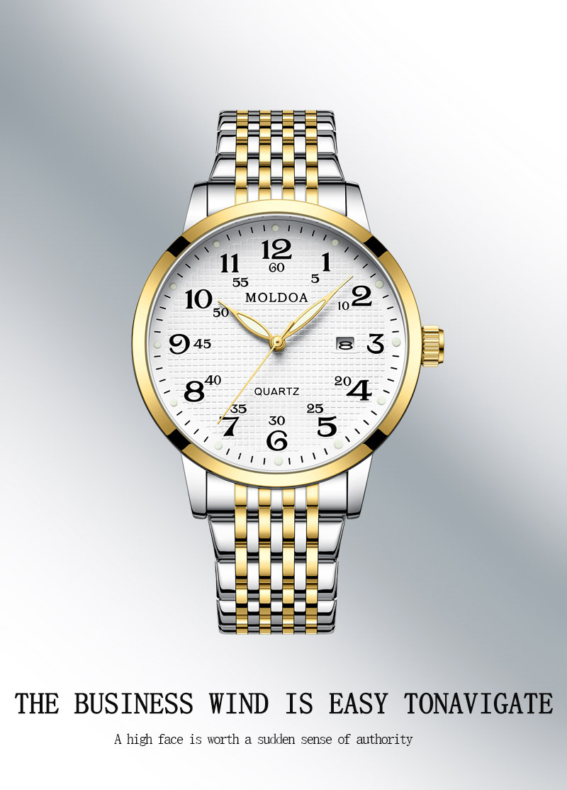 Men's hollow watch, mechanical design, luminous, waterproof