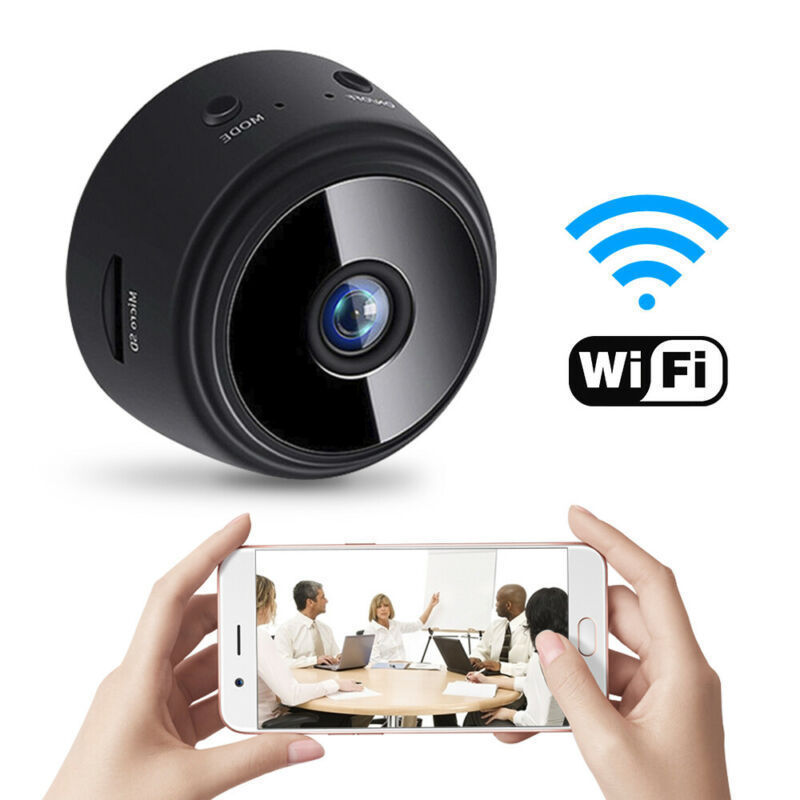 A9 HD WiFi home surveillance camera with smart network monitoring