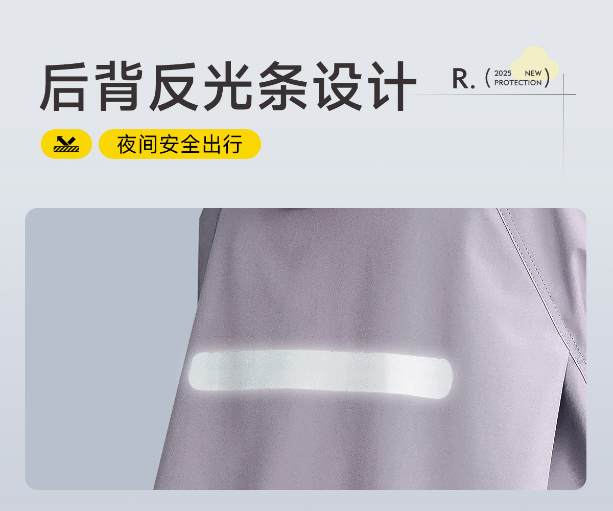Full body raincoat for motorcycle and bicycle