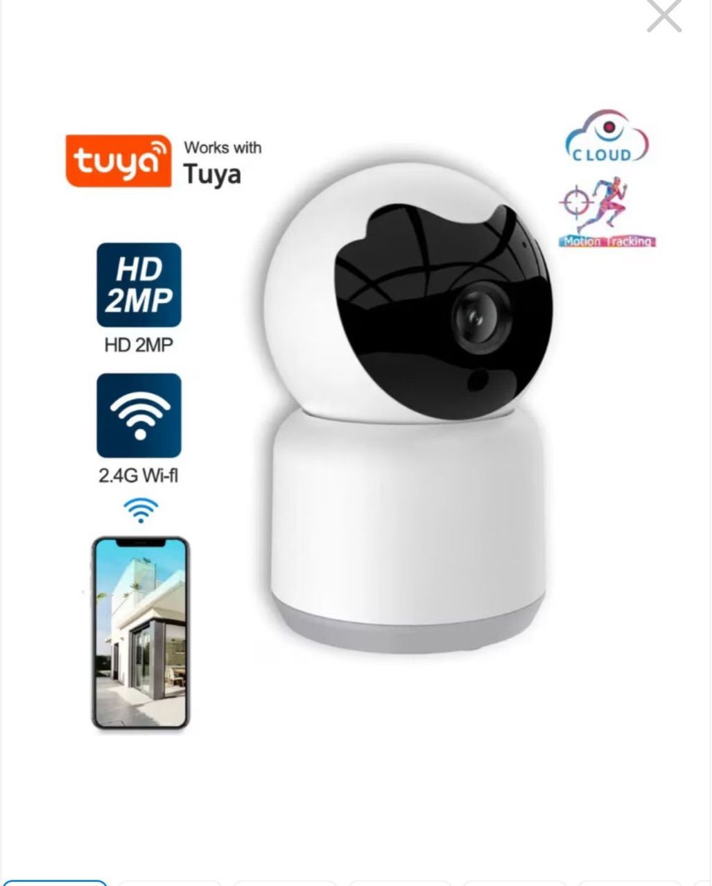 WiFi smart camera, 360 degree, night vision
