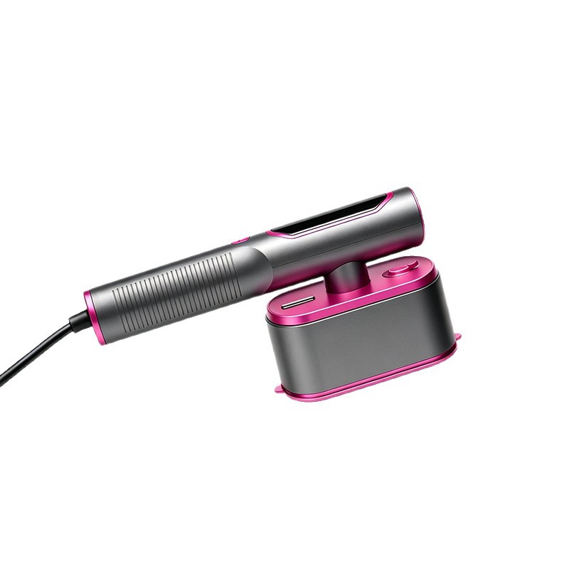 Handheld garment steamer with rotating steam iron portable design