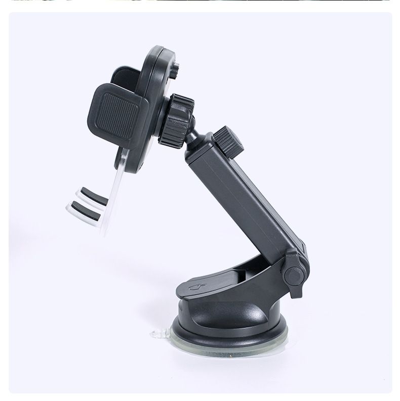 Car phone holder ABS plastic, 360° rotatable, suction cup