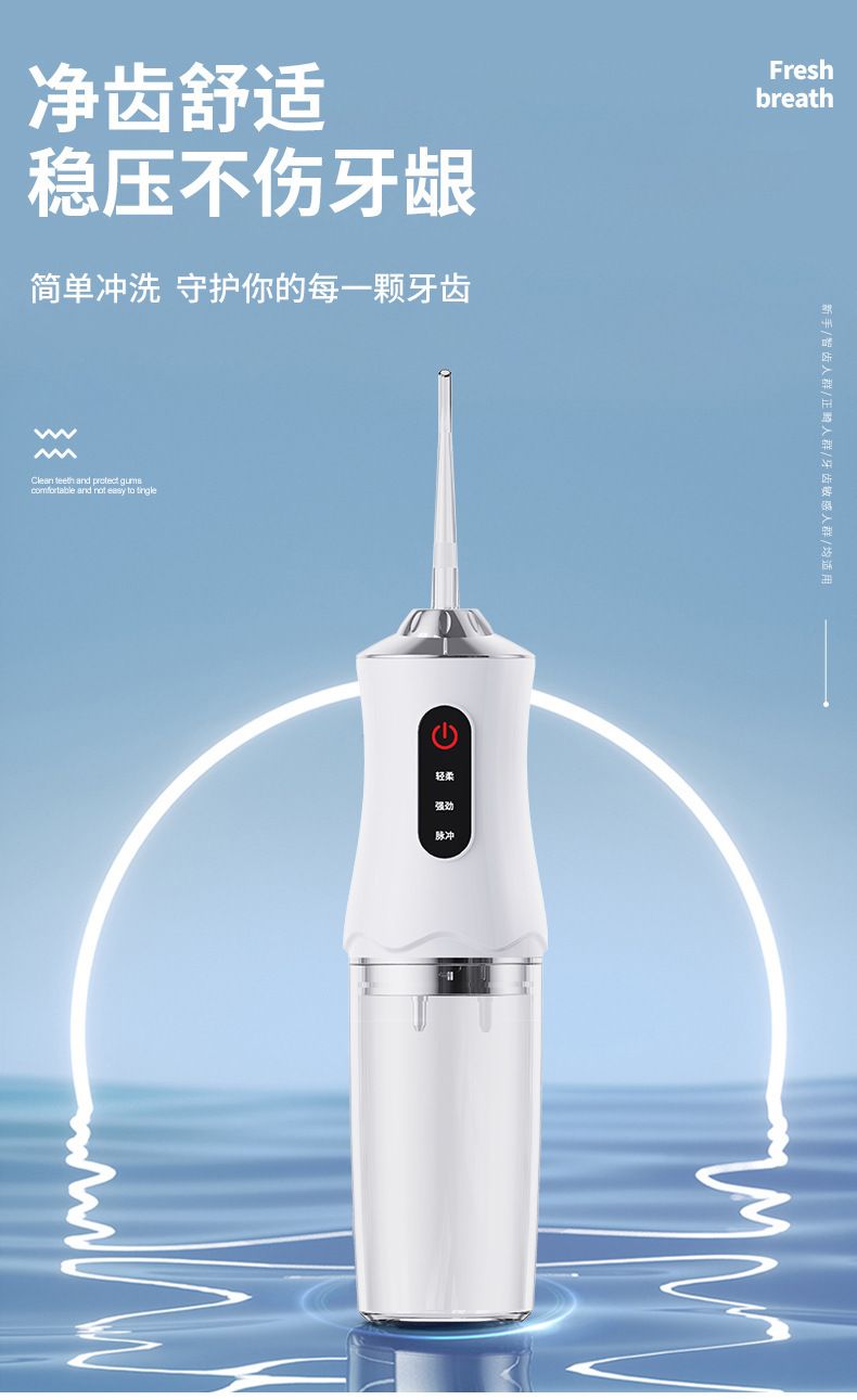 Electric Oral Irrigator with Removable Water Tank