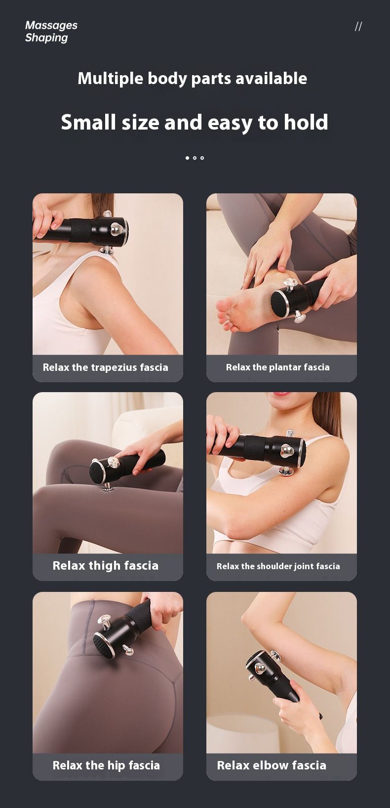 Professional fascia gun with smart variable speed