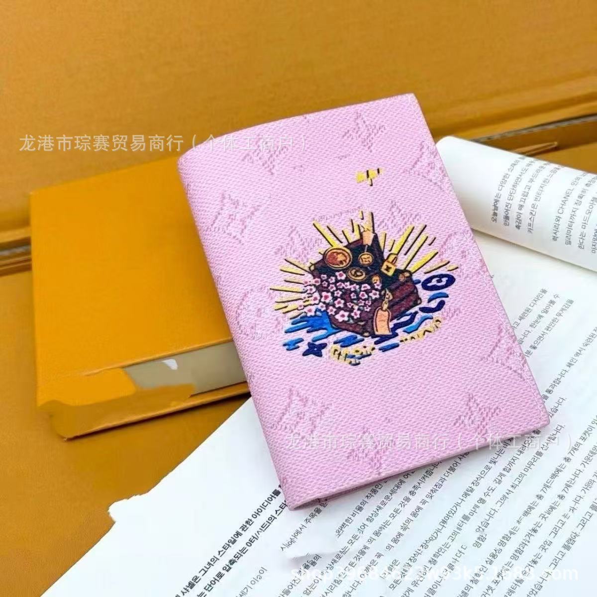 Passport holder, multi-card slots, bifold storage, portable