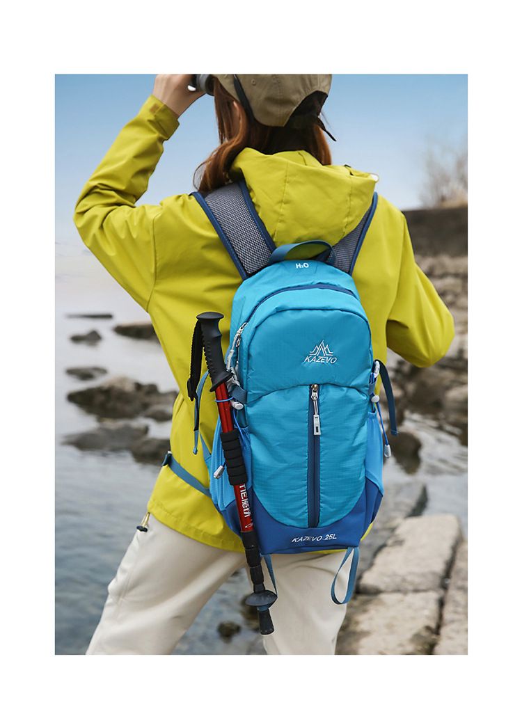 Hiking and trekking backpack, lightweight, multifunctional