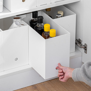 Aufbewahrungsbox mit senkrechter Öffnung, stapelbar