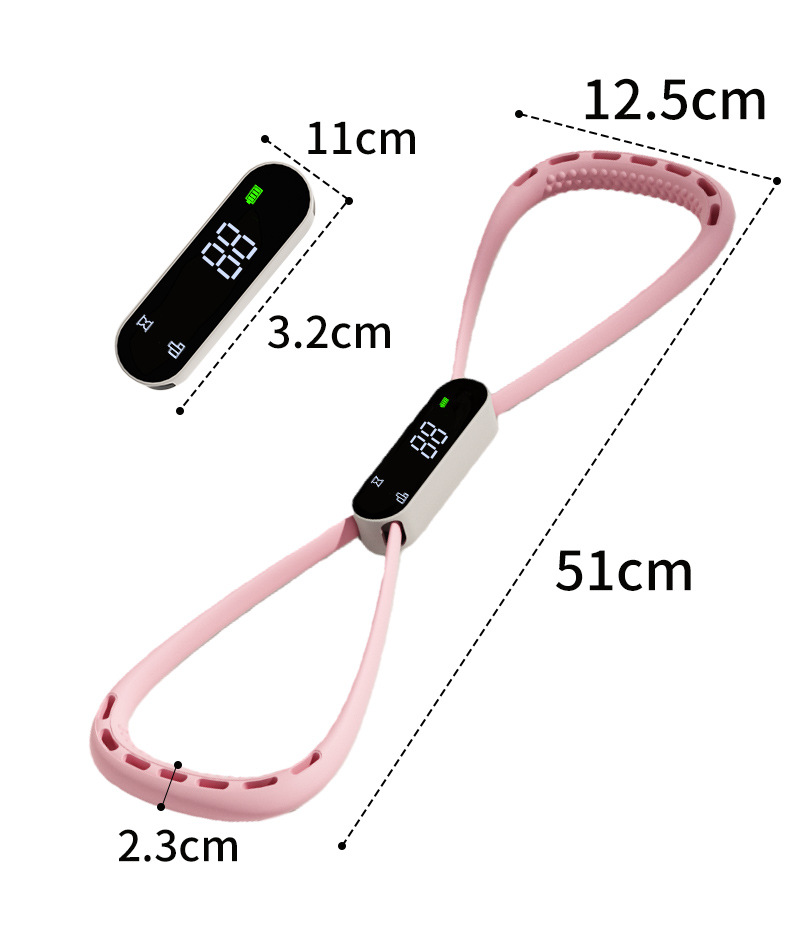 Back Pull Elastic Band with Counter, Shoulder Opening Pull Device