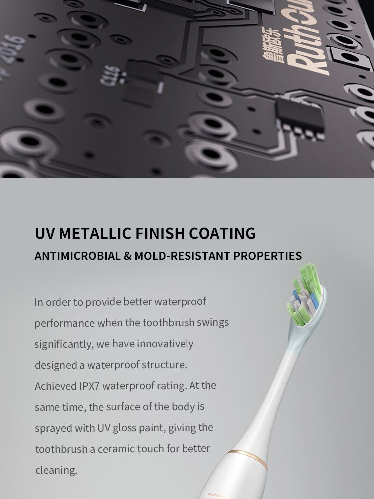 V6Pro sonic electric toothbrush with magnetic brush head