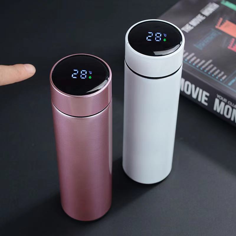 304 Stainless Steel Insulated Tumbler with Temperature Display for Tea