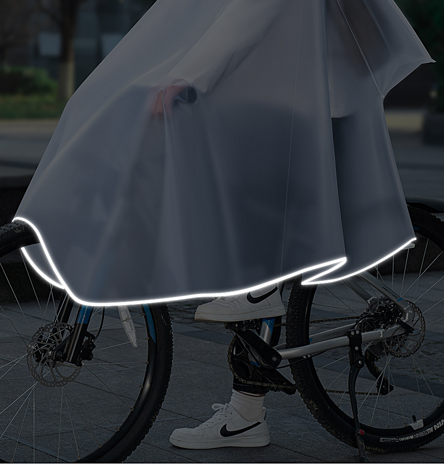 Fahrrad-Regenponcho, Ganzkörper, verdicktes PVC