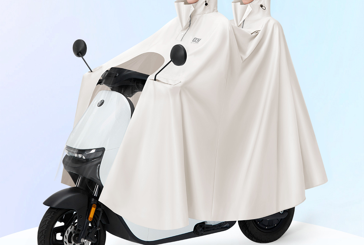 Electric vehicle raincoat, thickened, full body waterproof