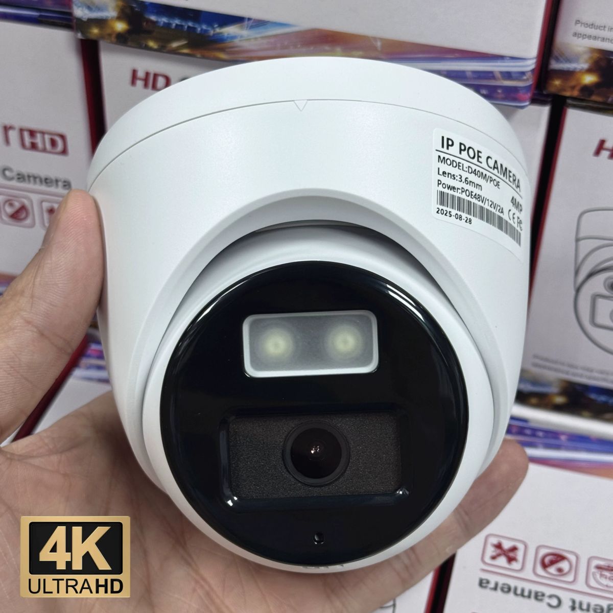 Hikvision 5MP Netzwerk-Dome-Kamera mit POE-Stromversorgung