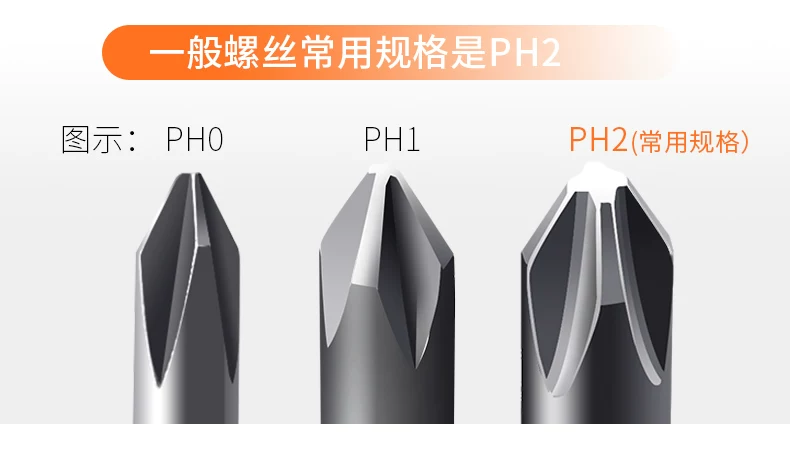 Electric drill set with magnetic hex bits, S2 alloy